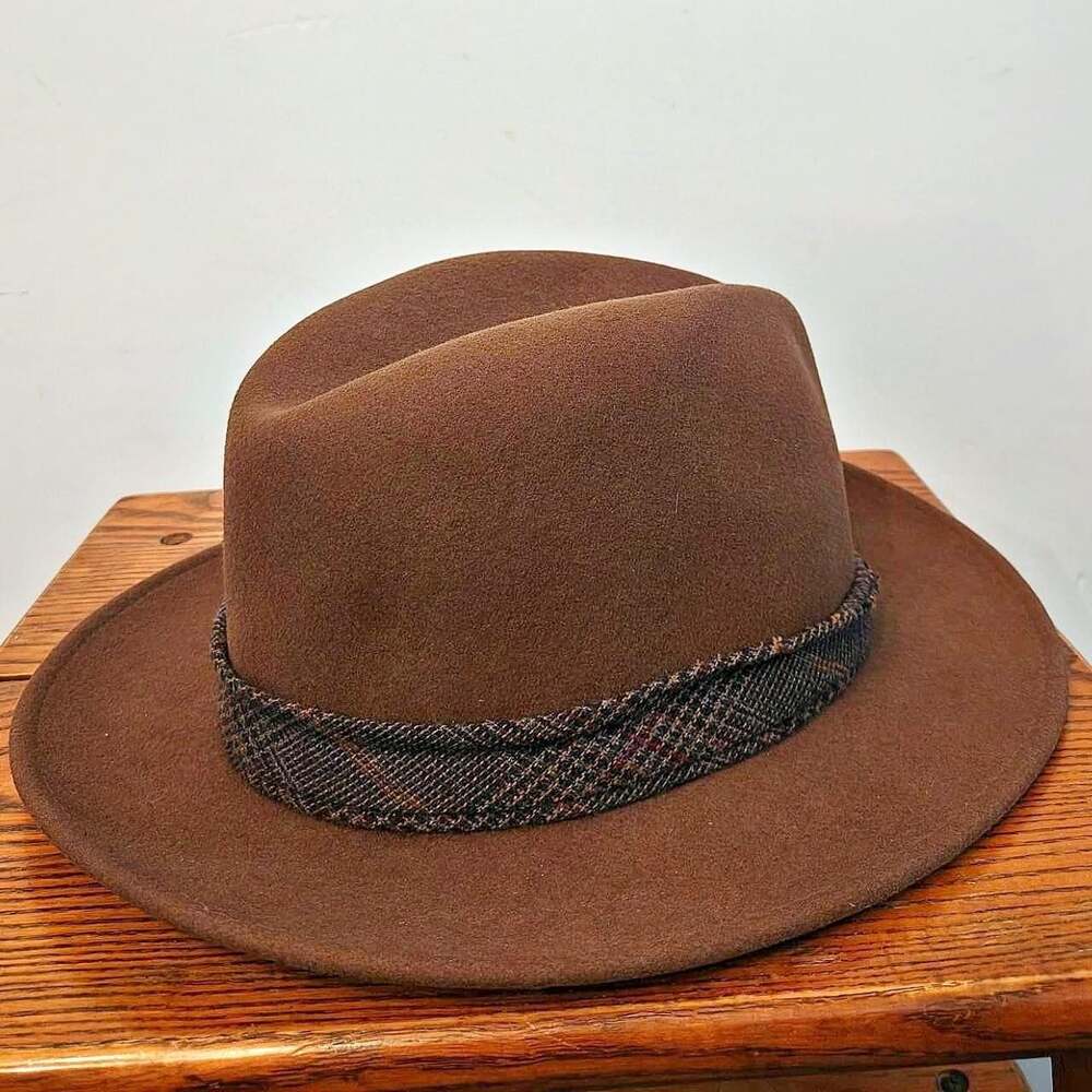 Vintage Country Gentleman London Brown Wool Fedora Hat